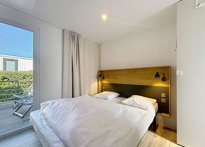 Mobil-home Grand Confort: 2 Ch, Piscine, A 200m, Parking, Wifi - Fr-1-361a-96 Vakantiehuis Jullouville-les-Pins